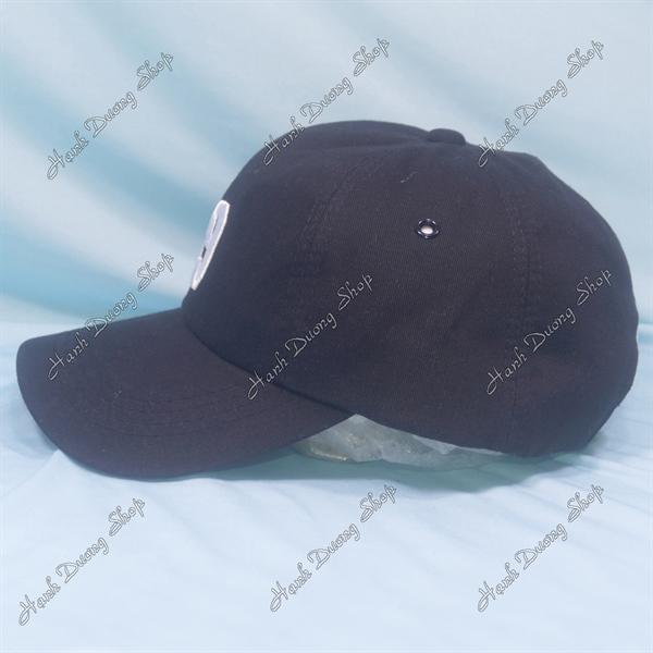 Nón kết thêu chữ số, thêu số 39 phía sau có khóa tăng giảm size đầu - Đen 39