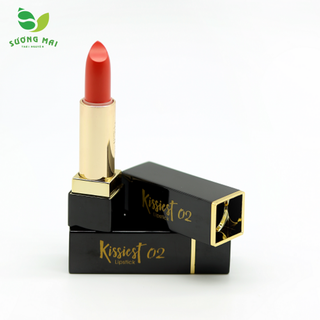 Son Sương Mai Kissiest Lipstick #02 - Đỏ Cam