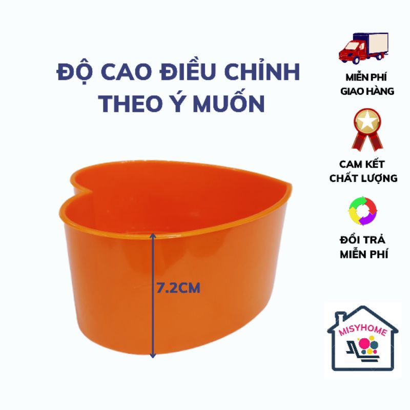 Khuôn xôi hình trái tim in hoa hồng hàng Cao cấp việt nhật