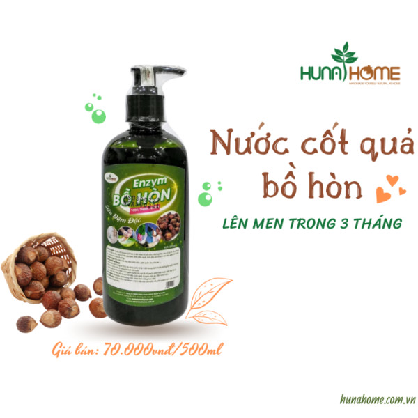 Enzyme Bồ Hòn Đậm Đặc Huna'shome 500ml