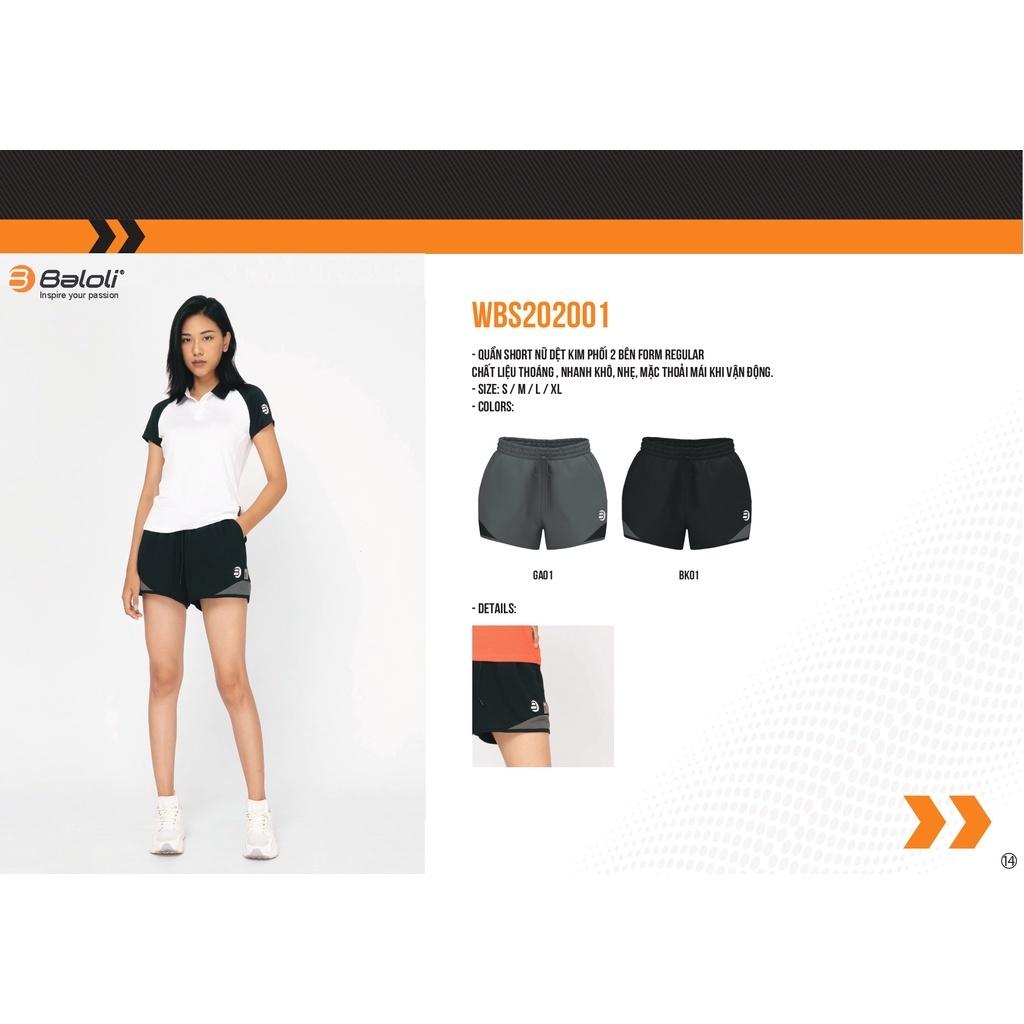 Quần short nữ can phối màu vải thông thoáng 4 chiều