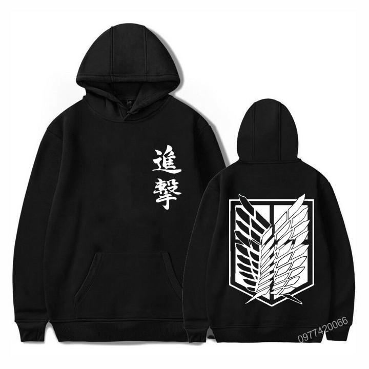 áo ATTACK ON TITAN, áo hoodie đội trinh sát trong ATTACK ON TITAN phản quang