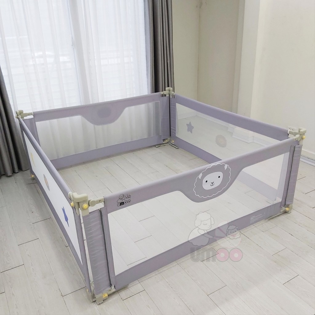 Thanh chắn giường UMOO bản nâng cấp mới, hàng chính hãng, an toàn cho bé