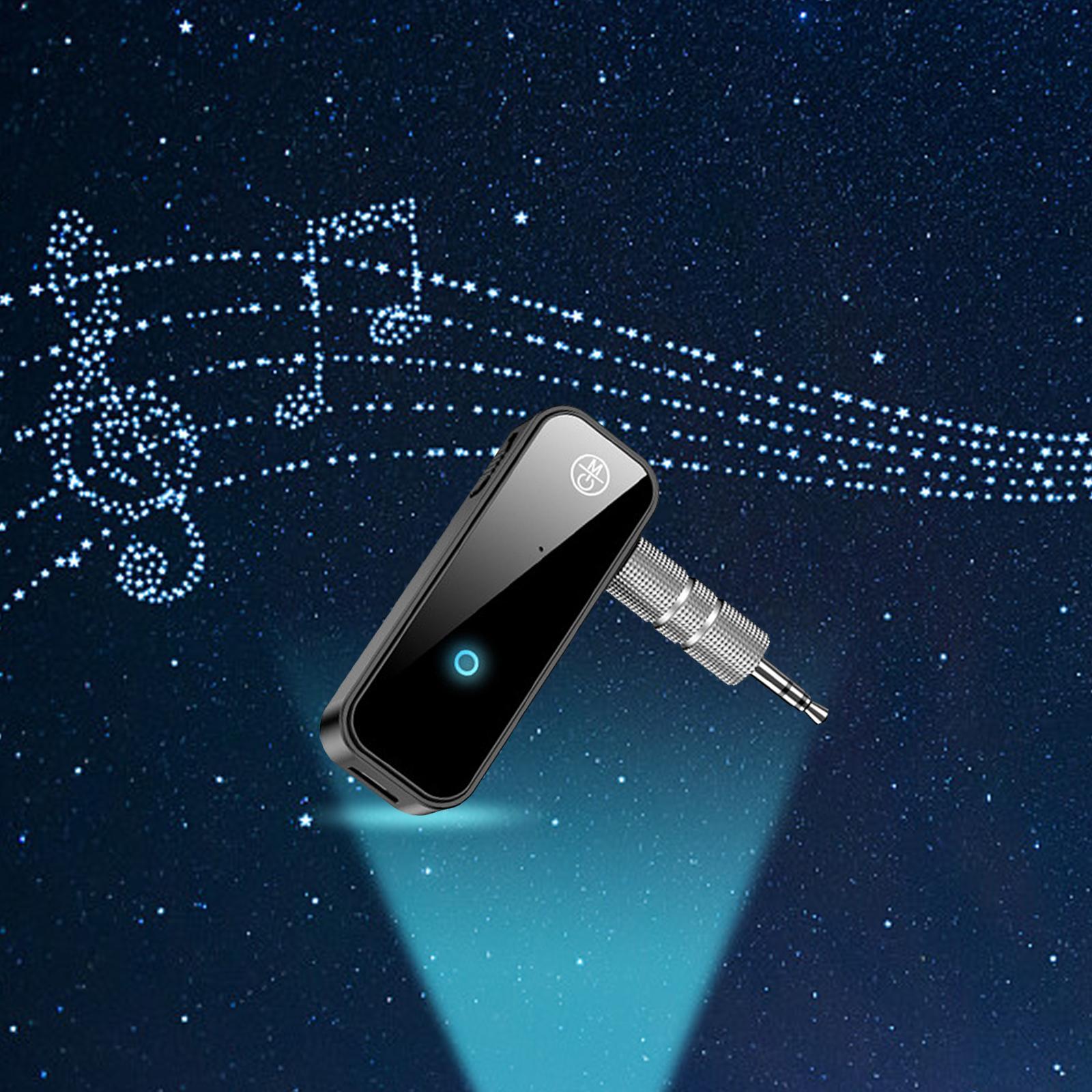 Bluetooth 5.0 Receiver 2 IN 1 Wireless Audio 3.5mm Aux Adapter
