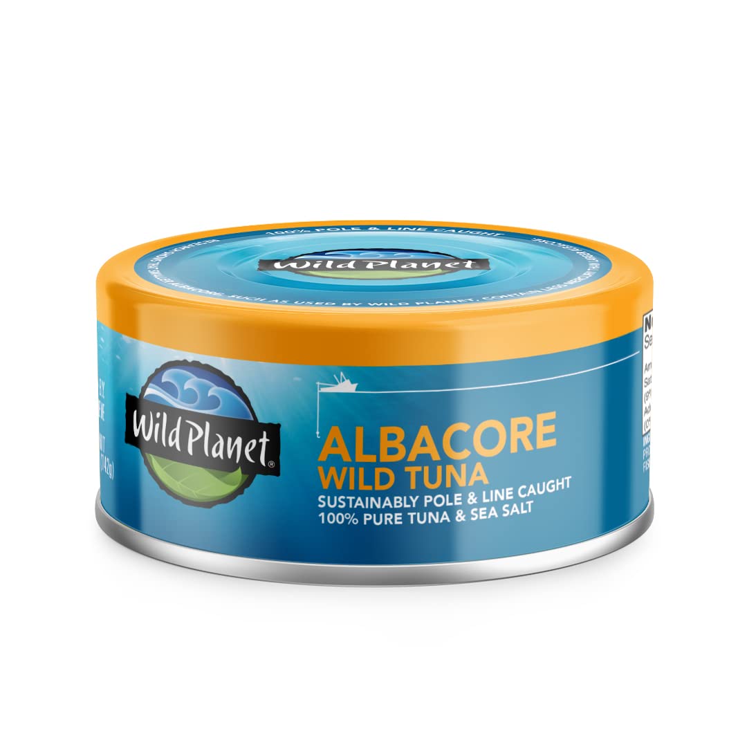 Cá ngừ đại dương đóng hộp Albacore Tuna Wild Planet : Made in USA