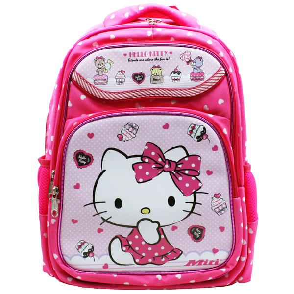 Ba Lô Học Sinh Hello Kitty - Miti BL1076WL_KIT2_PIN.D_PIN.D