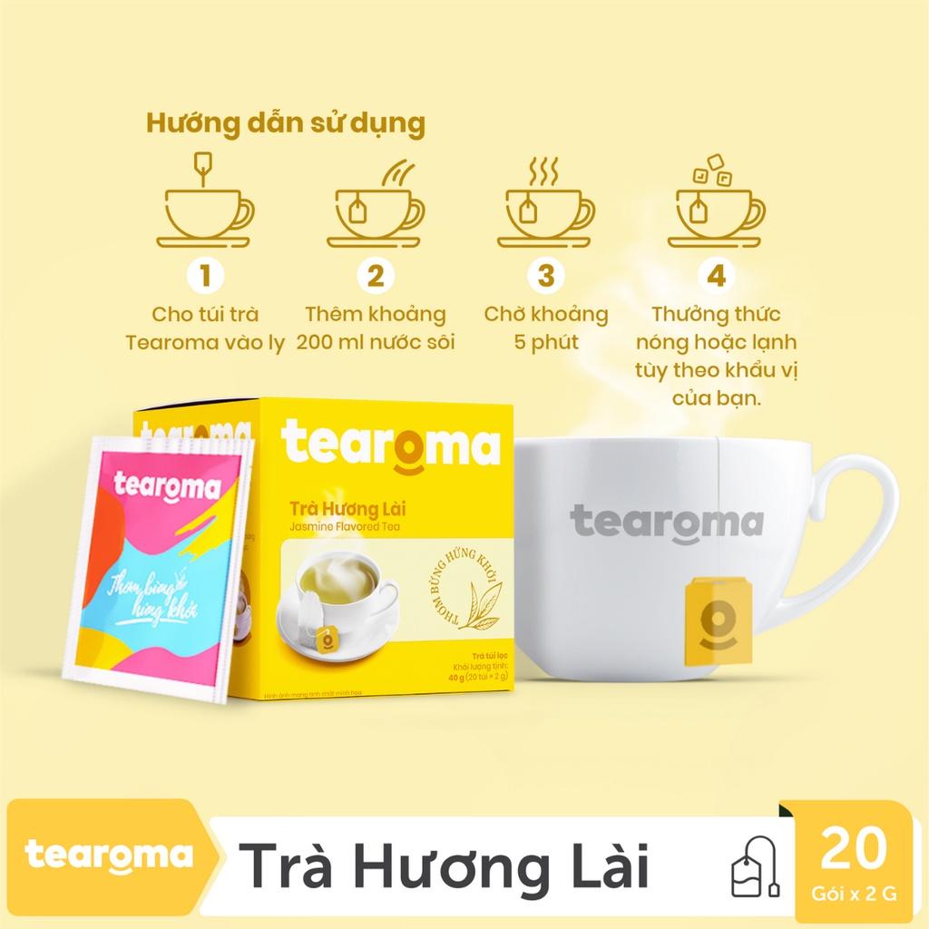 Tearoma Trà Lài túi lọc 20 gói x 2g