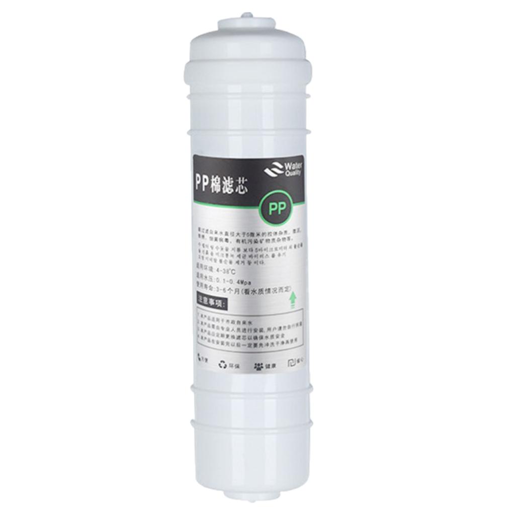 10''Quick Connecting Polypropylene Sediment Water Filter Cartridge PP Filter Household Replacement Filter