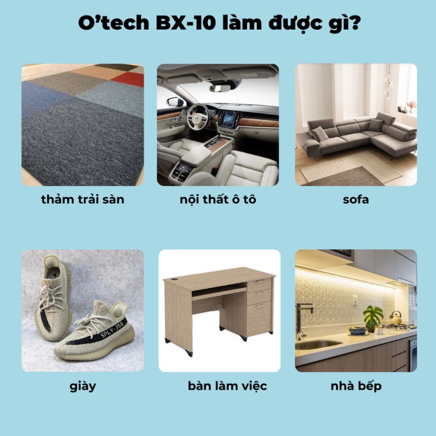 Bình Xịt Dạng Bọt Vệ Sinh Nội Thất Oto, Nội Thất Gia Đình - Chính hãng OTech 450ml