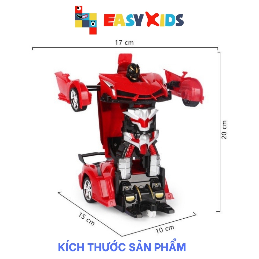 Đồ Chơi Ô Tô Điều Khiển Từ Xa, Ô Tô Biến Hình Robot Transformer