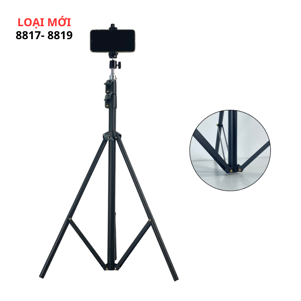 [TRIPOD] Cây Livestream Selfiecom - Hỗ trợ chụp ảnh, quay video, chơi tiktok, gắn đèn livestream - Tặng kèm remote bluetooth chụp ảnh- Hàng chính hãng