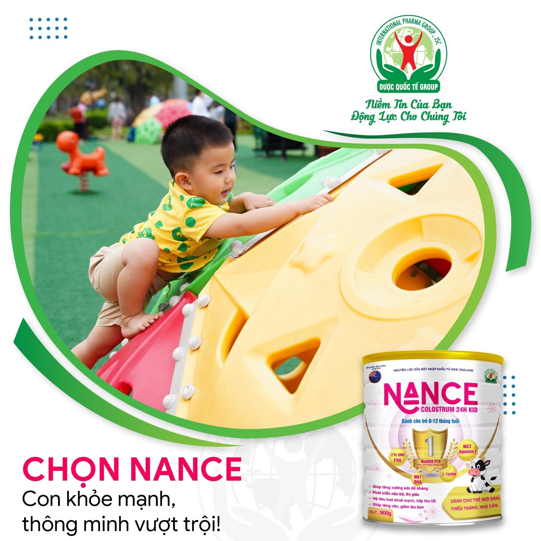 Sữa Dinh Dưỡng NANCE Colostrum 24h Kid: Giúp Trẻ Tăng Cân, Tăng Đề Kháng