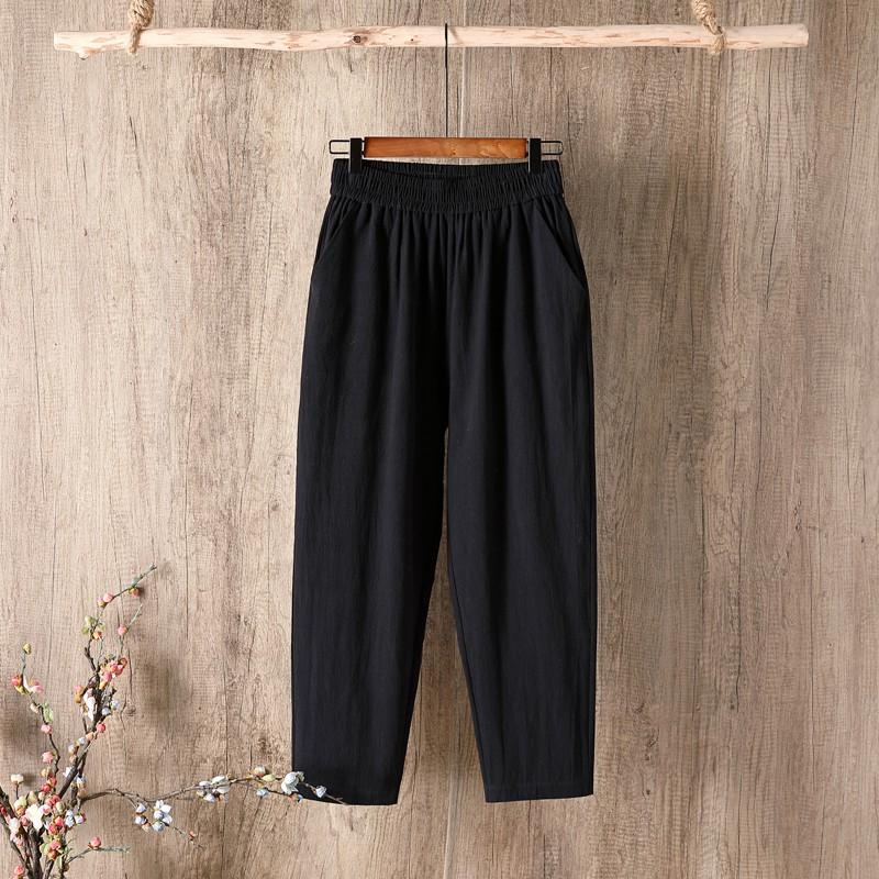 Quần baggy nữ cạp chun chất đũi MADELA , kiểu dáng baggy vải đũi mềm mịn thoáng mát , có nhiêu màu và đủ size lựa chọn - QBGD08