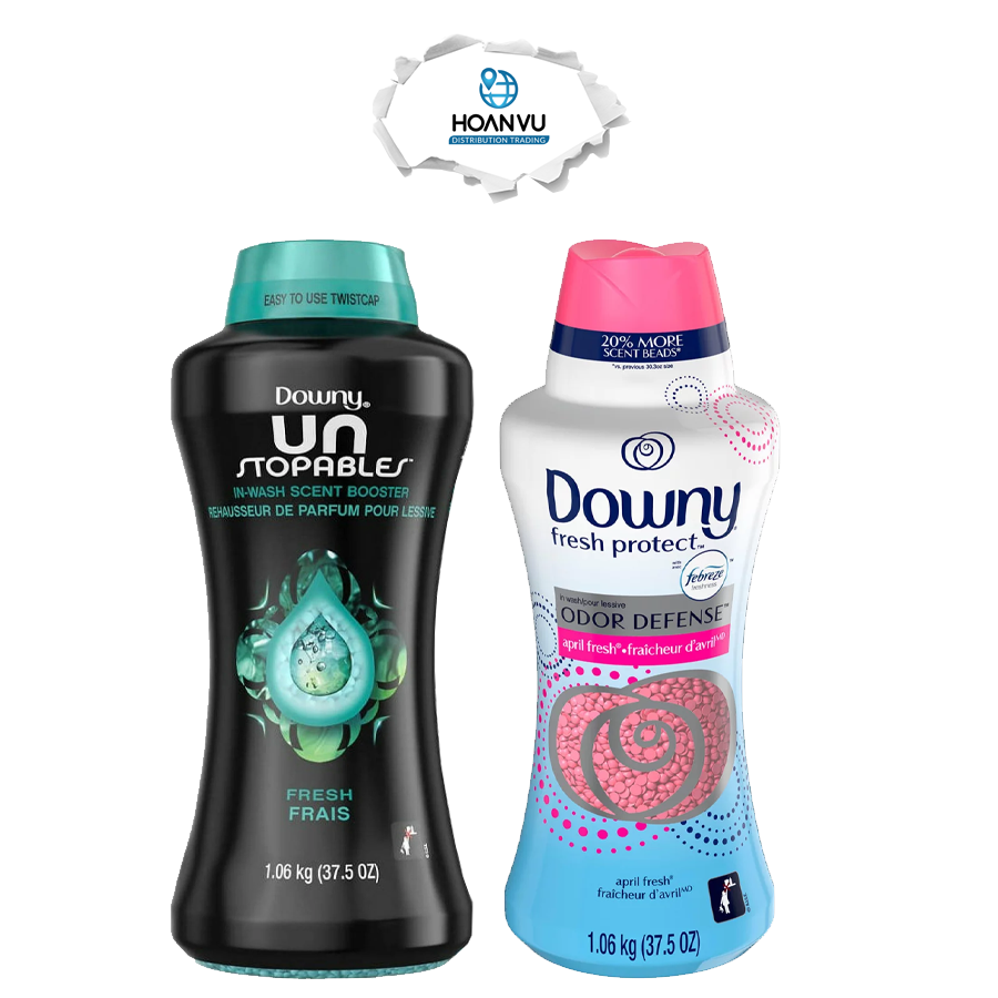 Hạt xả vải Downy Unstopables in-Wash Scent Booster Beads Fresh Xanh 1.06kg