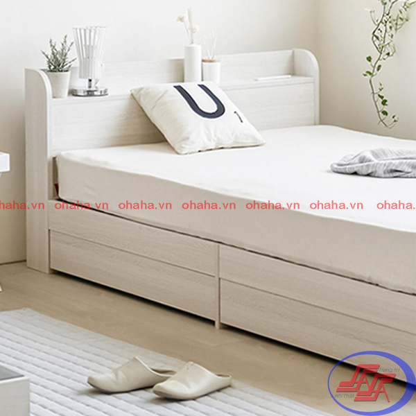 Giường ngủ gỗ Công nghiệp MDF hiện đại OHAHA