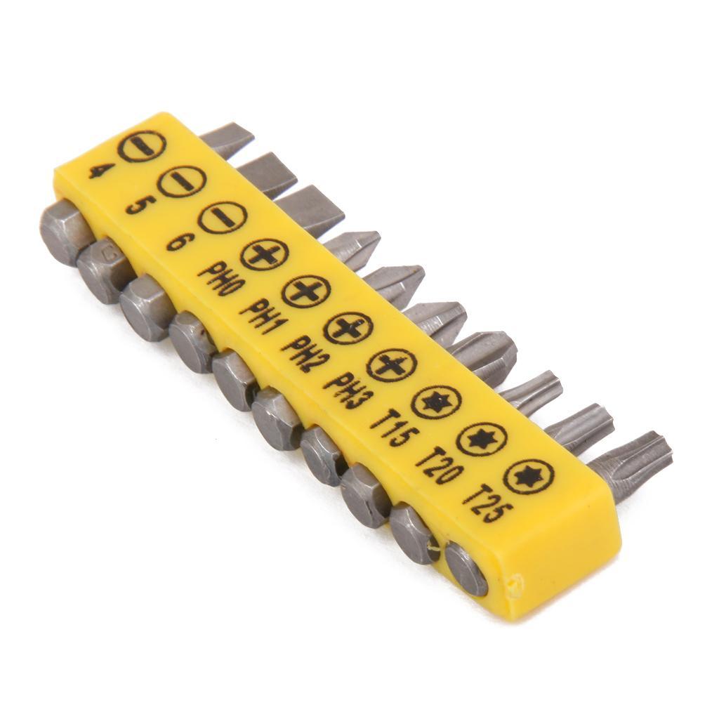 10pcs Bit Set for DC Electric Security Screws