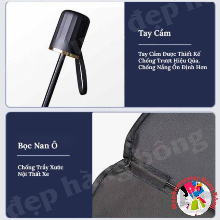 Dù Che Nắng Ô Tô Cao Cấp, Dù Che Kính Lái Xe Hơi - Chống Nắng, Bảo Vệ Nội Thất