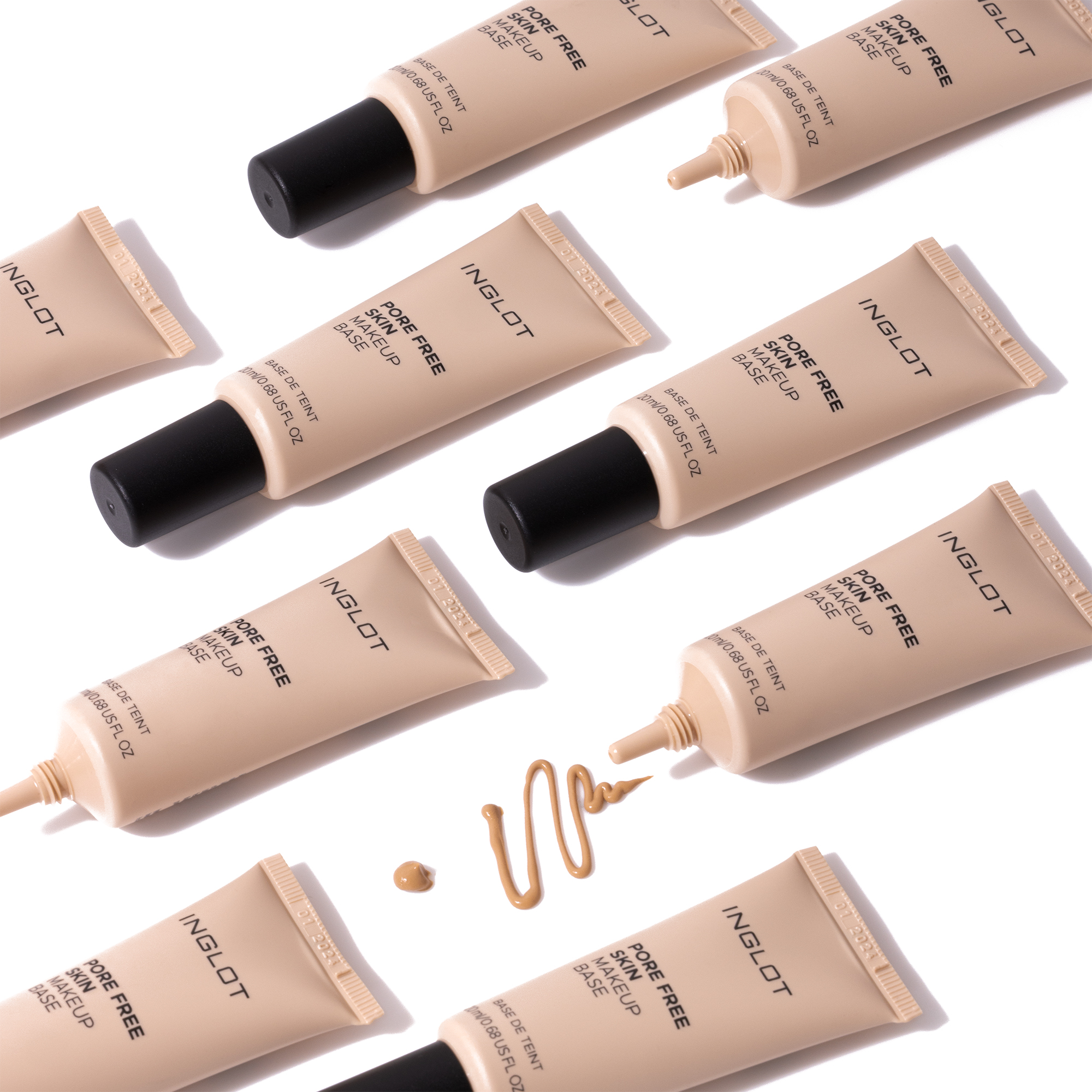 Kem lót che phủ lỗ chân lông, làm mờ khuyết điểm Face Pore Free Skin Makeup Base (20ml) INGLOT