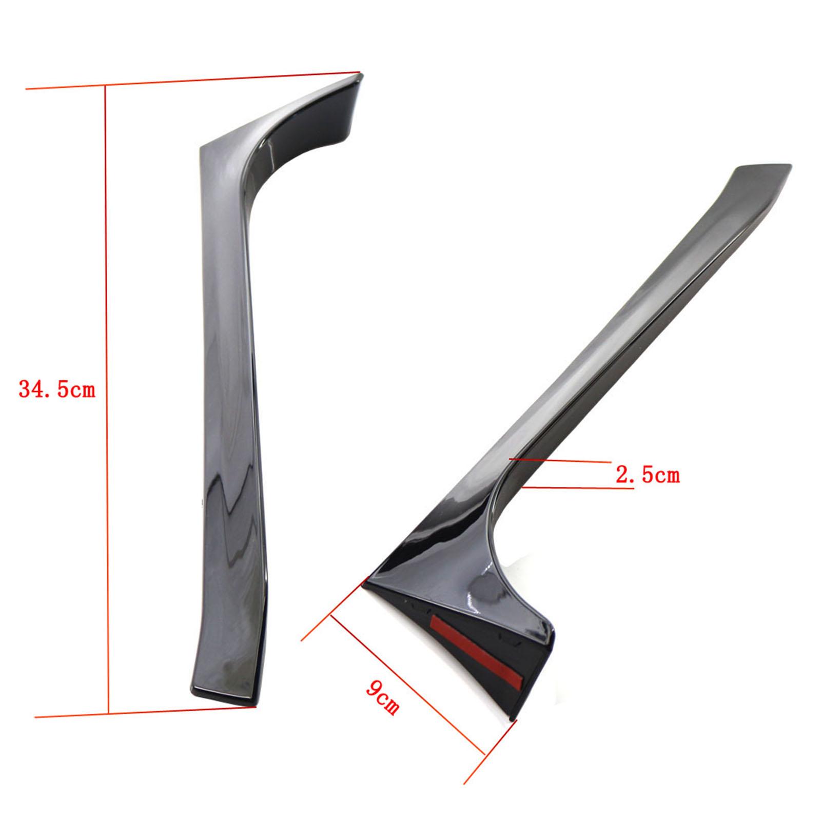 2Pcs Rear Roof Window Side Spoiler Wing Custom Parts for VW Golf 6 GTI