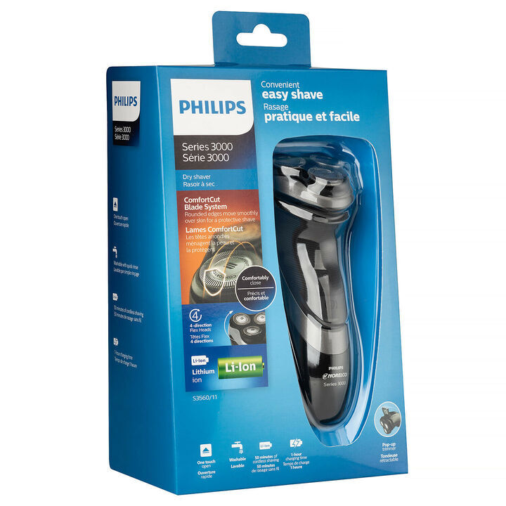 Máy cạo râu khô và ướt Philips Norelco S3560/11 - Hàng Nhập Khẩu