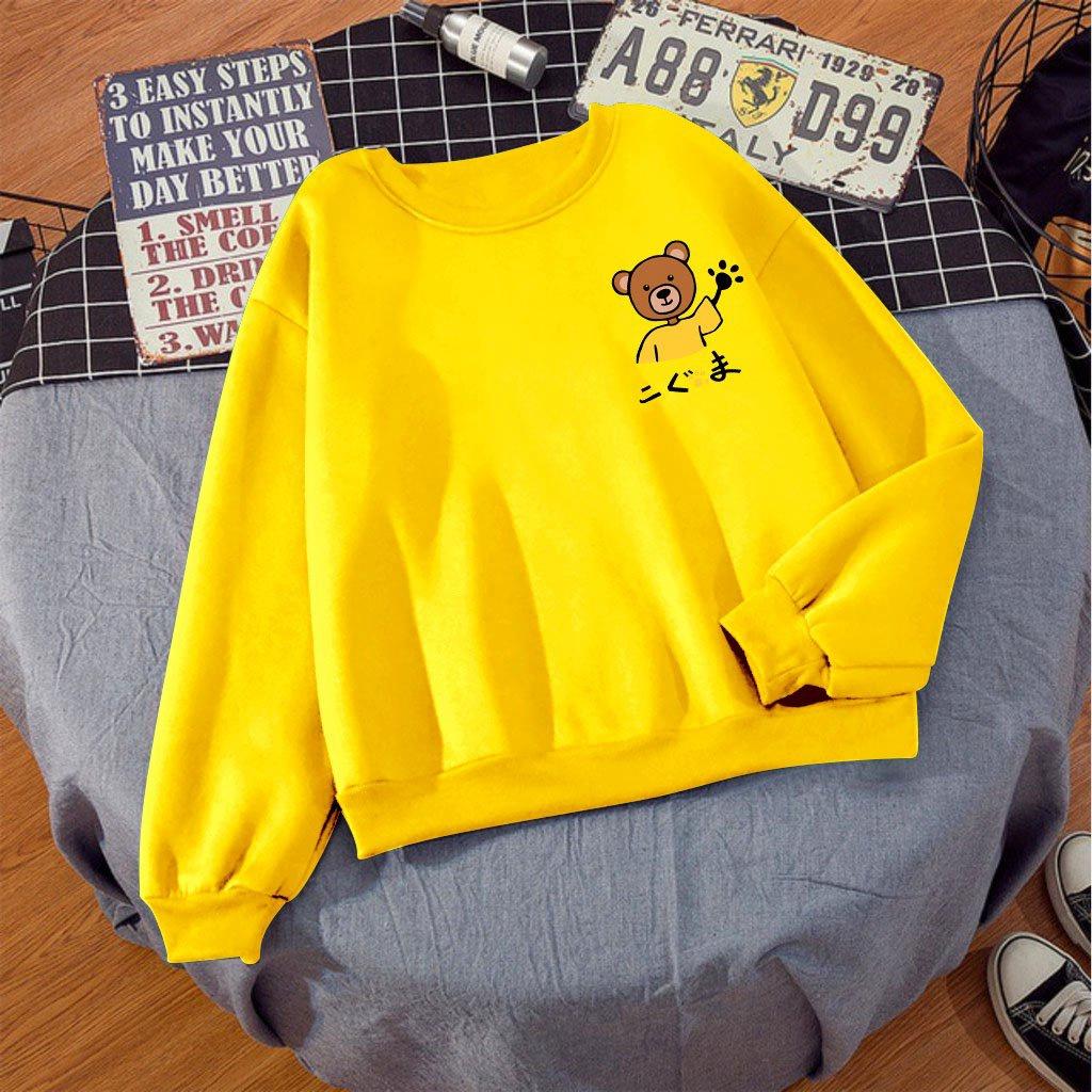 ÁO SWEATER IN GẤU DỄ THƯƠNG