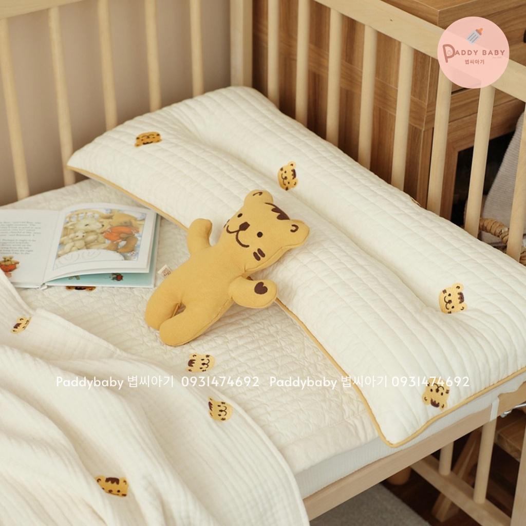 Gối chữ nhật Chezbebe nội địa Hàn size dày, trung, mỏng - Made in Korea