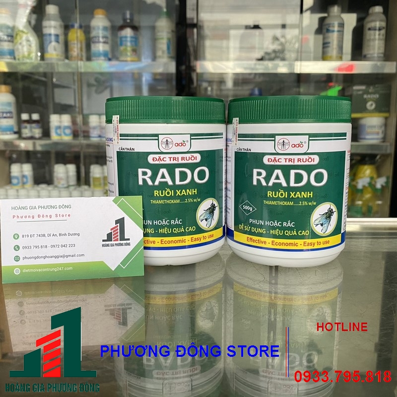 Thuốc diệt ruồi dạng bả RADO Ruồi xanh_ 500g