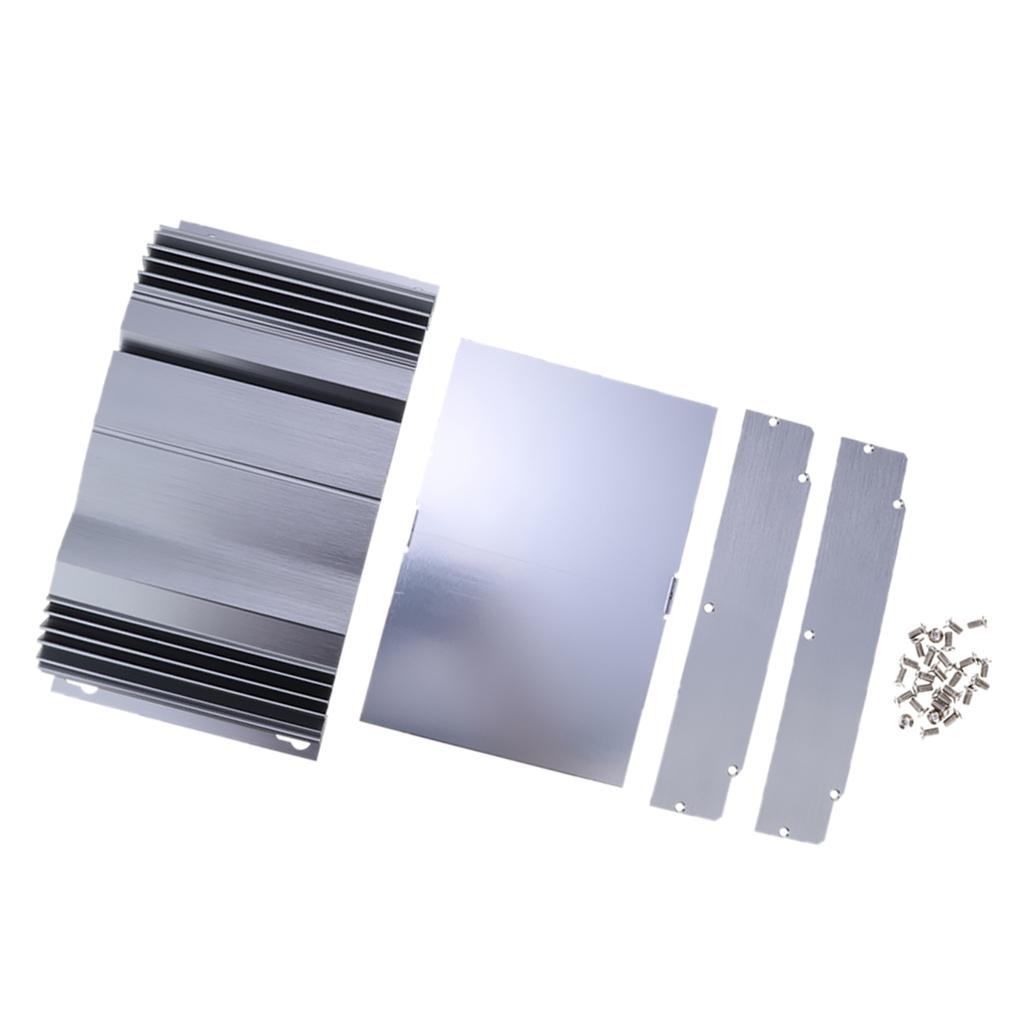 250x140x53mm Aluminum PCB instrument Box Enclosure DIY Electronic Case NEW