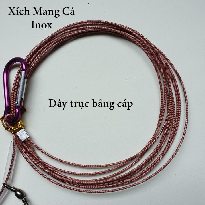 Xích mang cá, xích cá lớn, móc cá dụng cụ hỗ trợ khi câu cá chuyên nghiệp