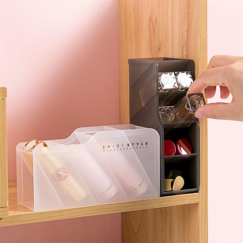 Hộp Nhựa Acrylic Trong Suốt Đựng Đồ Trang Điểm Tiện Dụng