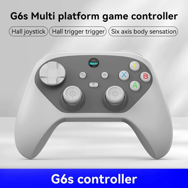 Gamepad tay game Không dây Bluetooth G6S Đa kết nối cho máy tính, laptop, smartphone, máy tính bảng, máy game hàng nhập khẩu
