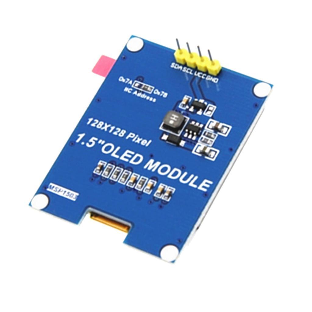 2 Pcs 1.5inch OLED Display Module I2C IIC 128x128 SSD1327 for