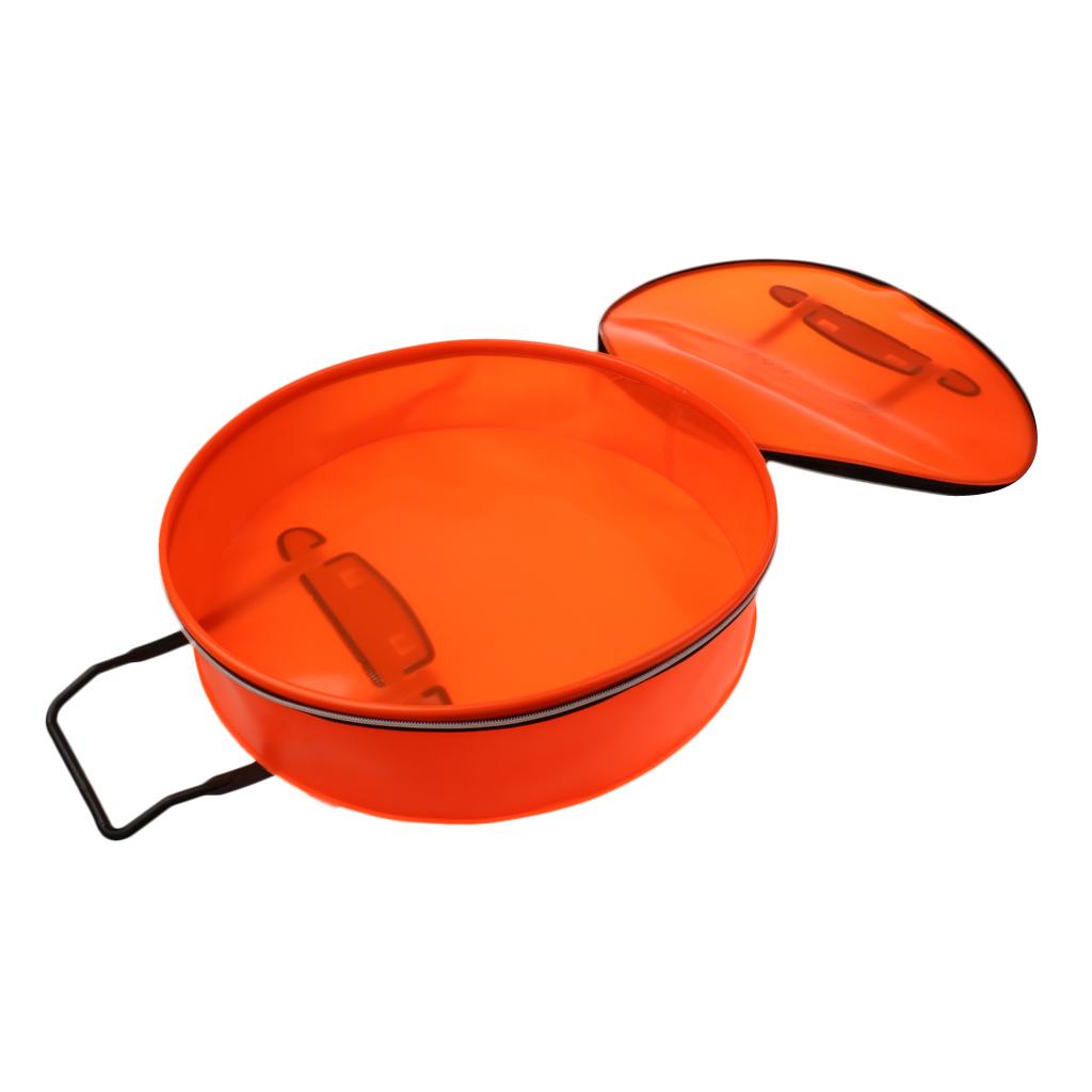 2Pcs Waterproof Fish Bucket Folding Fish Shopping Bag Fishing Baits Handbag