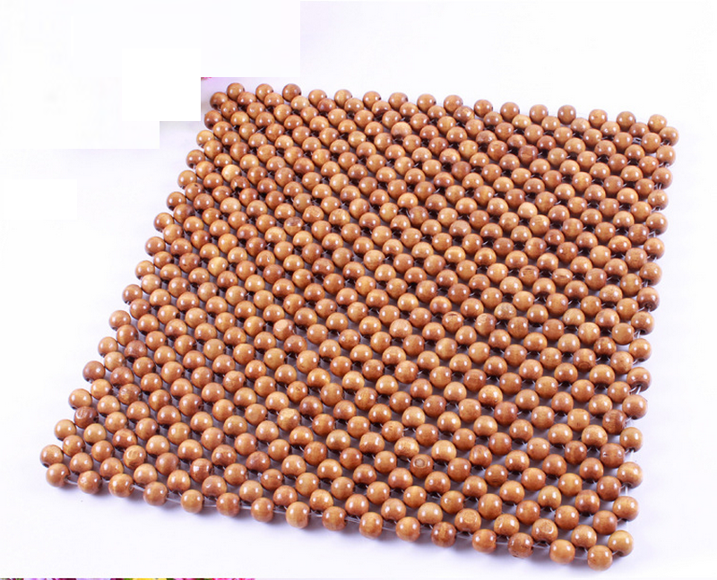 Miếng đệm lót ghế ô tô, xe máy hạt gỗ tự nhiên cao cấp 45cm*45cm - Đệm bảo vệ ghế xe không bị bong tróc, trầy xước lớp da - HENRYSA