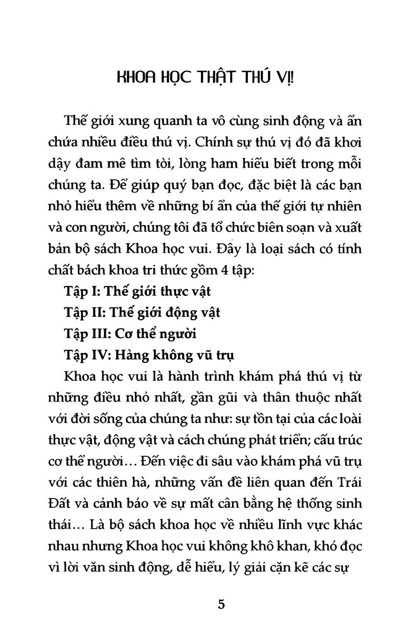Khoa Học Vui - Thế Giới Động Vật