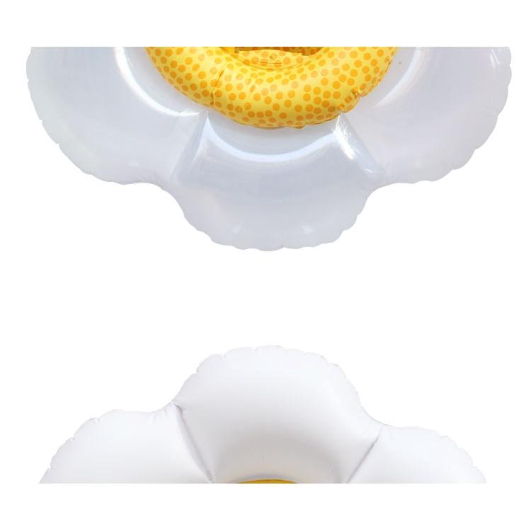 Phao Bơi Bơm Hơi Hình Tròn In Hình Hoa Hướng Dương Dành Cho Bé