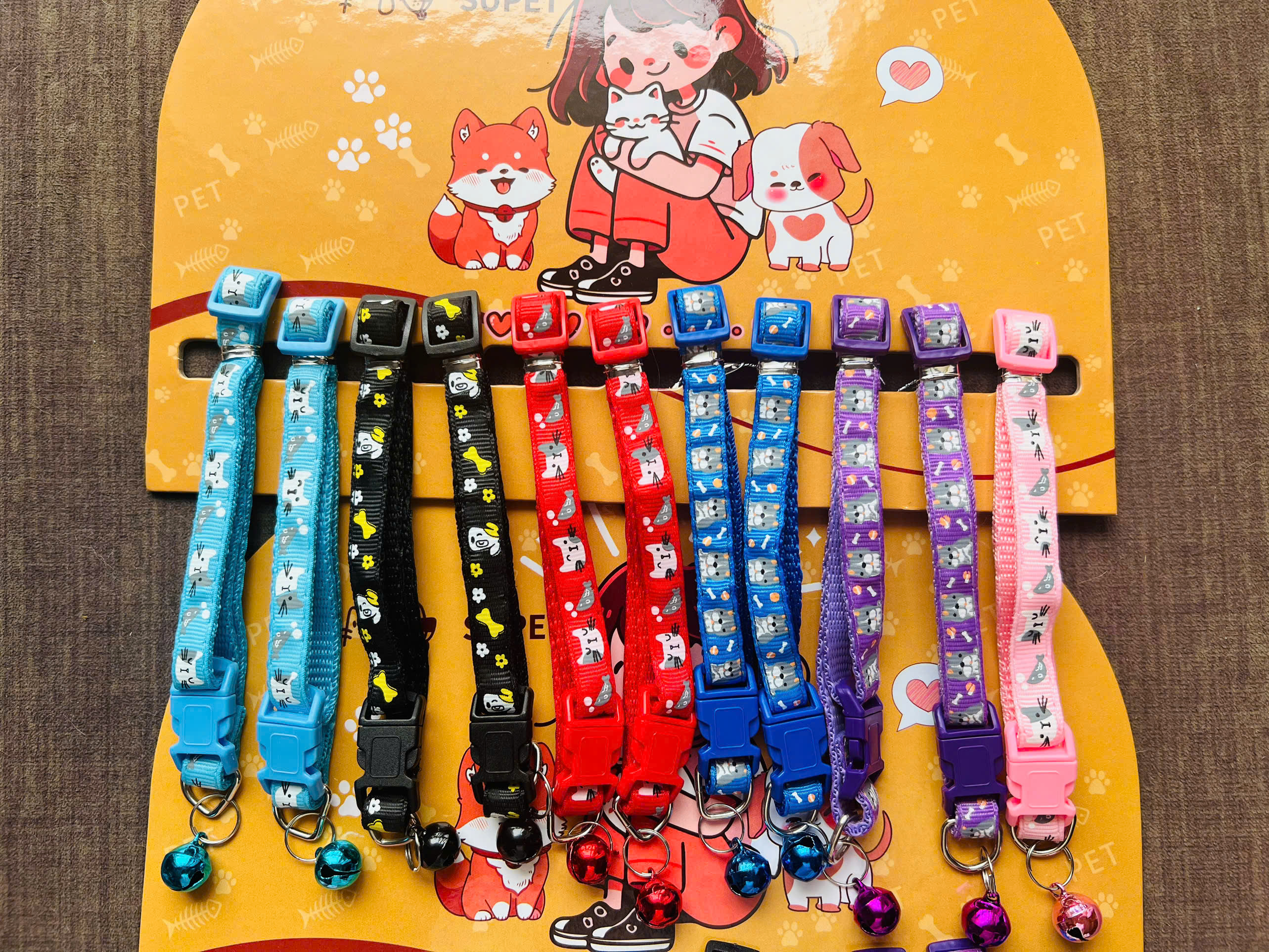 VÒNG CỔ CUTE DỄ THƯƠNG SIZE 22-30CM CHO THÚ CƯNG CHÓ MÈO