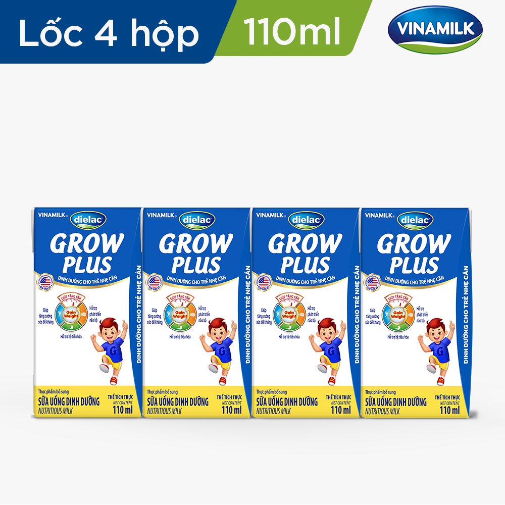 COMBO 48 SỮA BỘT PHA SẴN DIELAC GROW PLUS 110ML