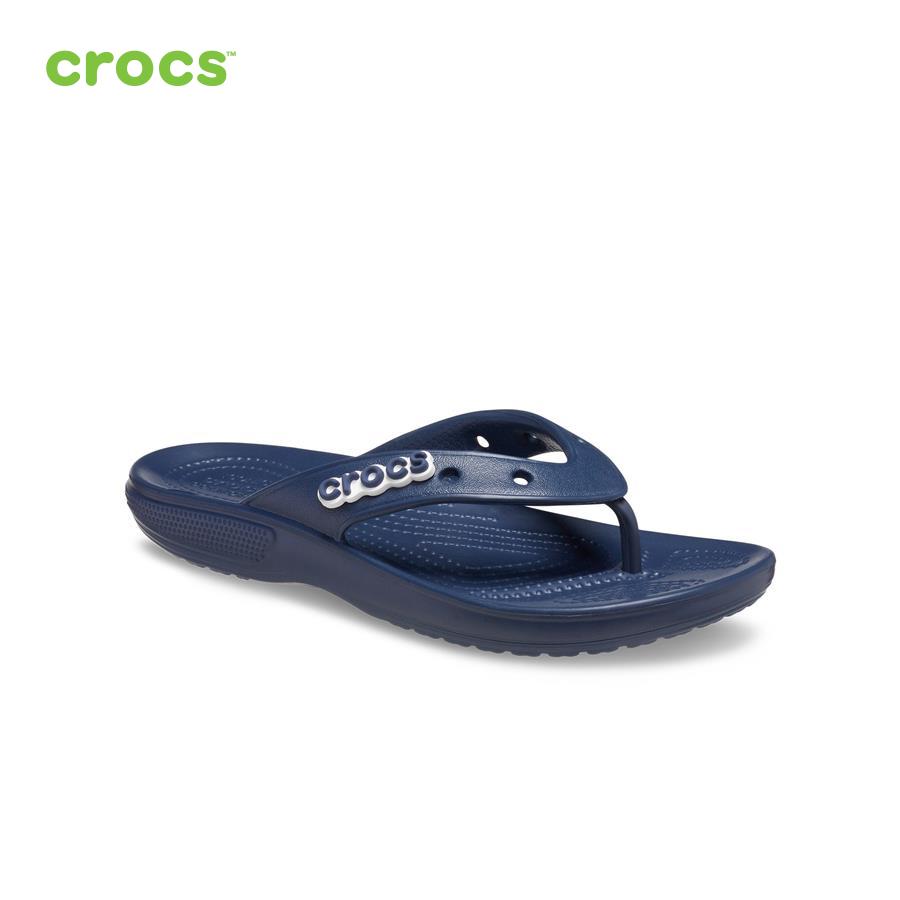 Dép xỏ ngón unisex Crocs FW Classic Flip U Navy - 207713-410