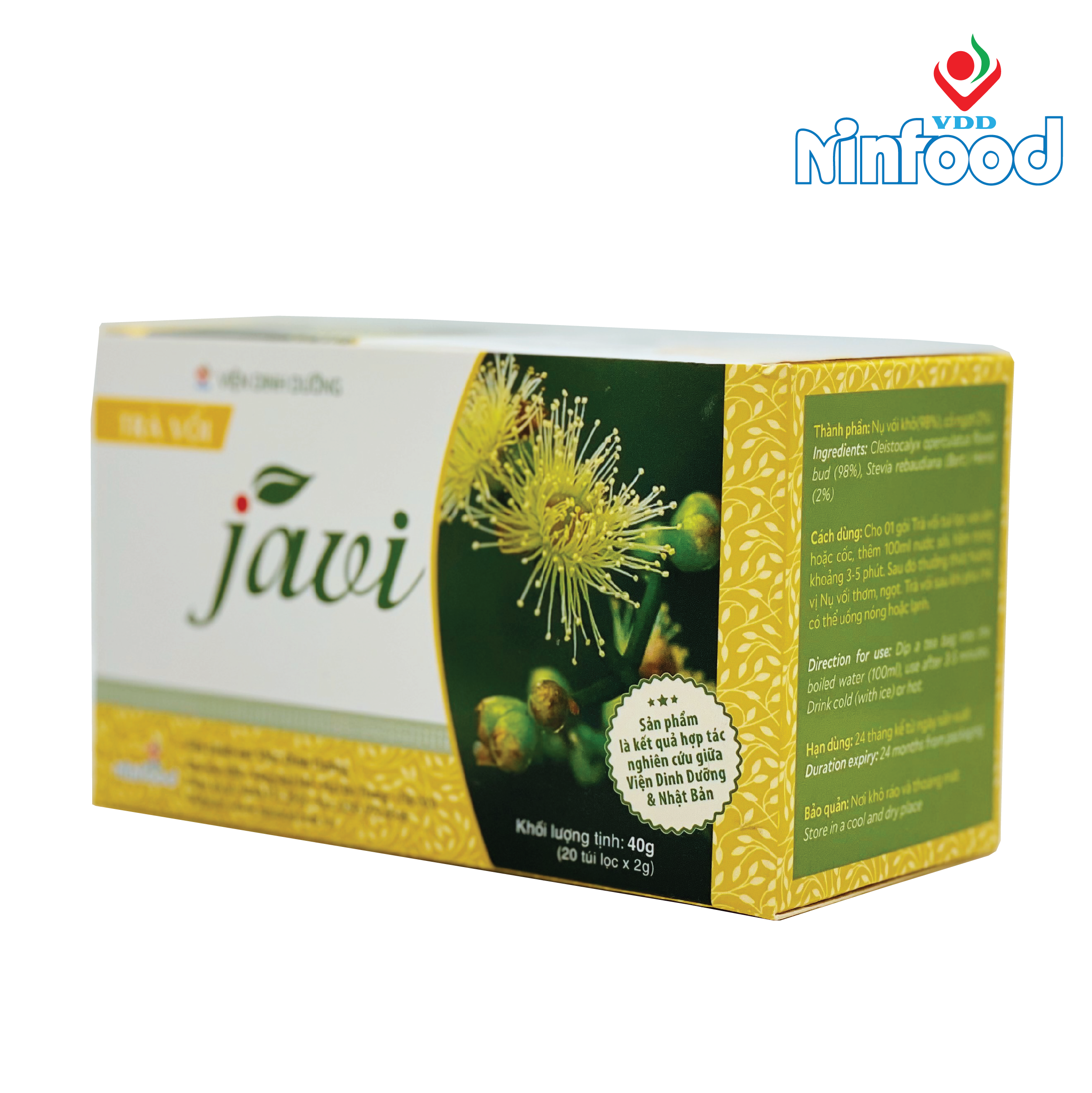 Trà Nụ Vối Javi - kiểm soát đường huyết - Ninfood VDD