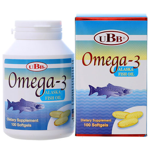UBB Omega 3 - Viên dầu cá Mỹ - Hộp 100 viên