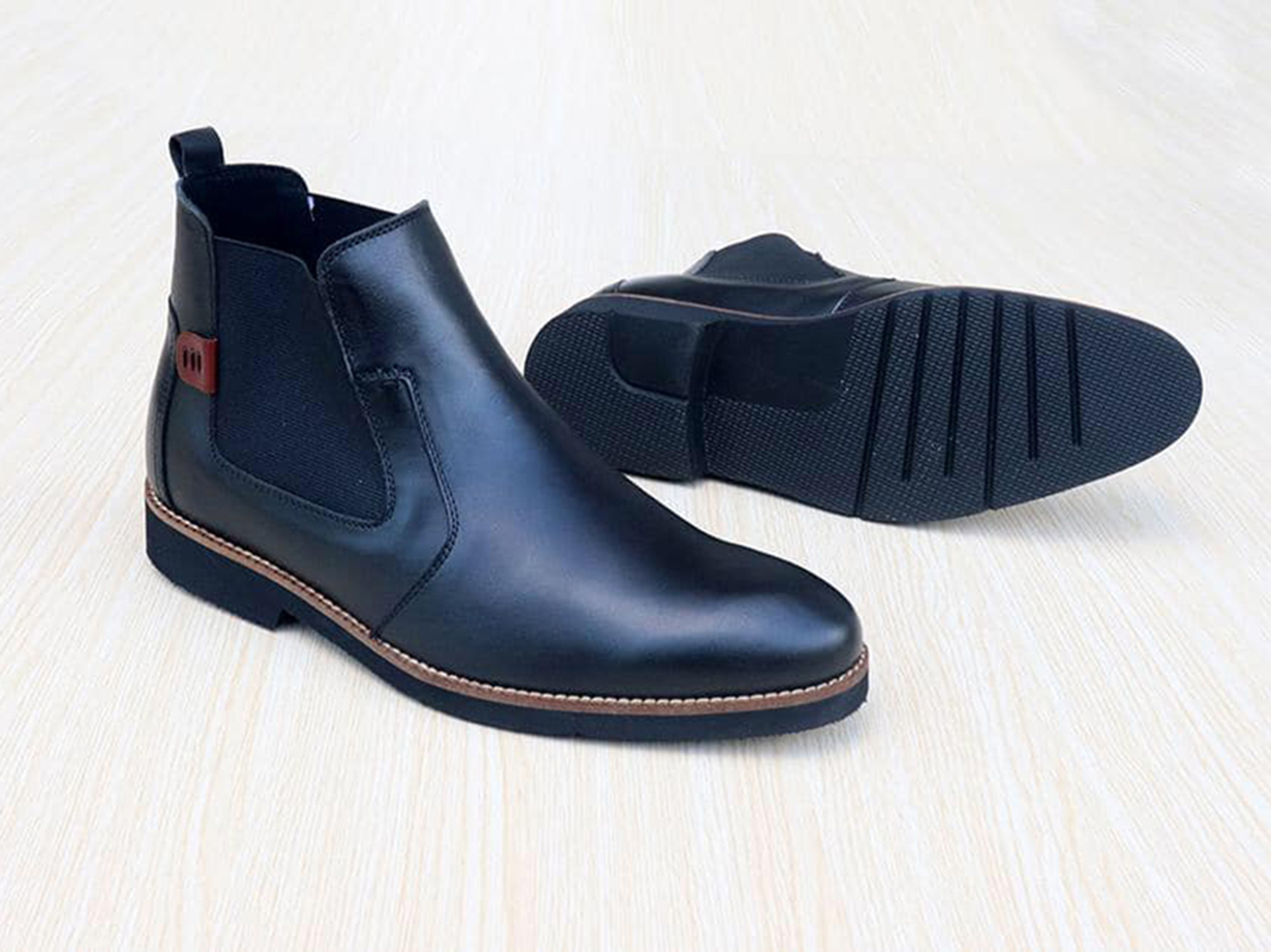 GIÀY TĂNG CHIỀU CAO - GIÀY CAO DÀNH CHO NAM GIỚI T&amp;TRA S1077 BOOTS - CAO 7CM GIÀY ĐỘN NAM CAO VƯỢT TRỘI