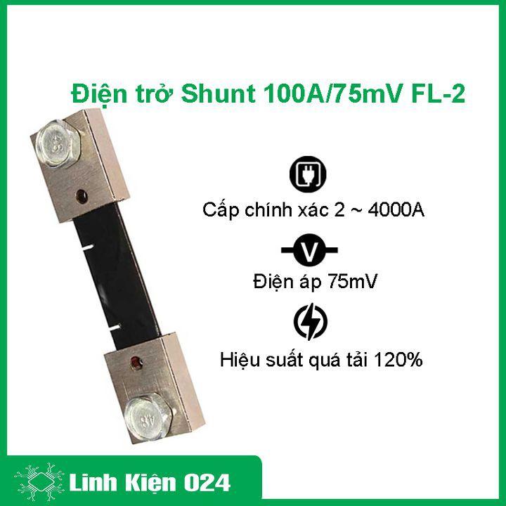 Điện trở Shunt 100A/75mV FL-2