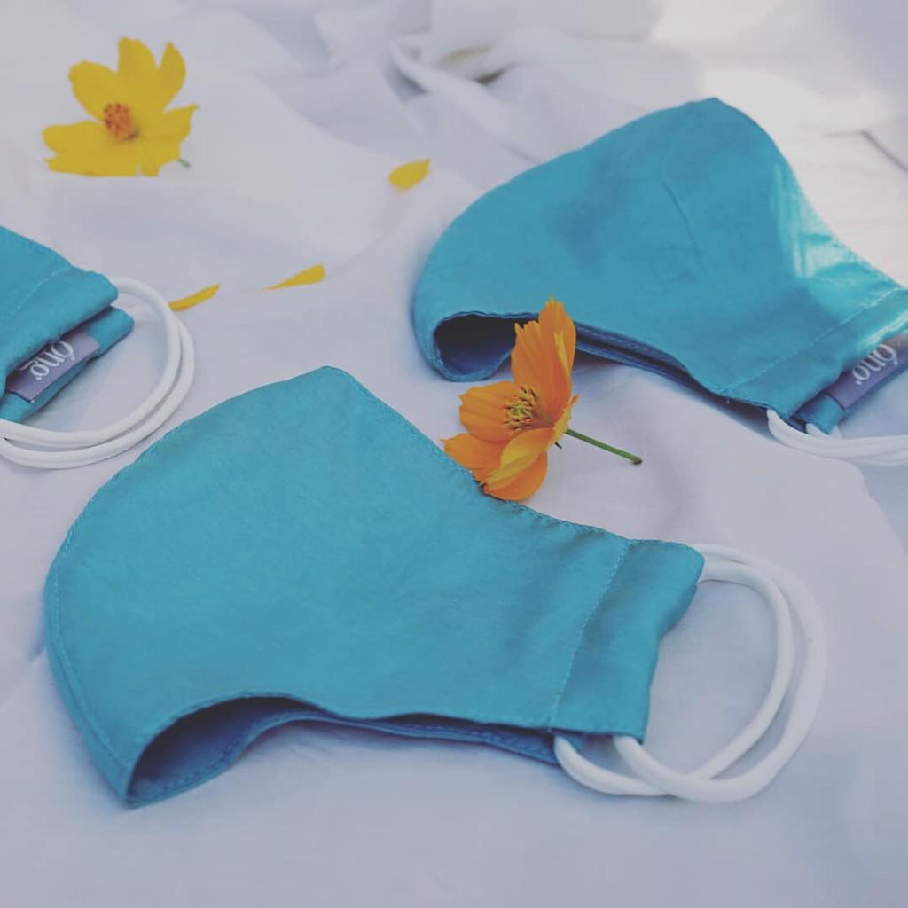 Combo 5 Khẩu Trang Lụa Việt Nam, Nhẹ, An Toàn, Thoáng Khí, Chống Bụi Hiệu Quả