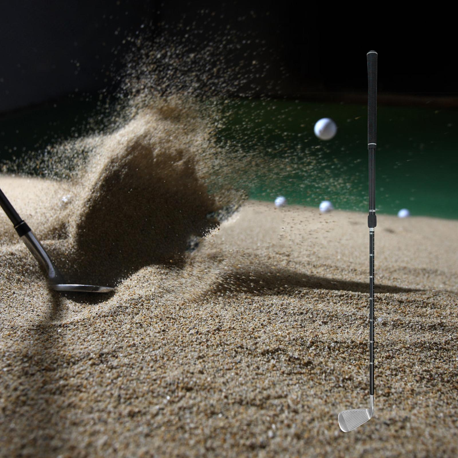 Golf Chipper Club Rubber Grip for Right or Left Hand Golf Wedge Golf Chipping Club Portable Adjustable Retractable Shaft Golf Club for Women Men