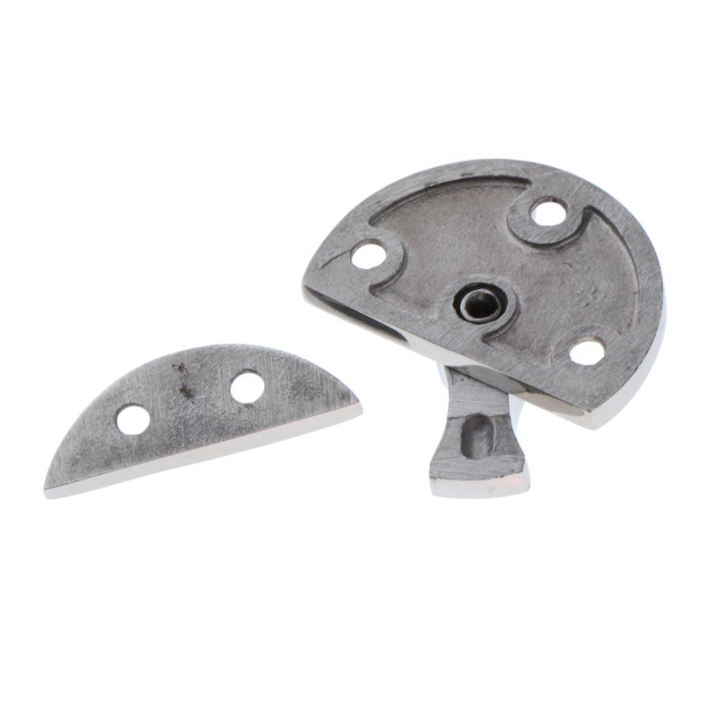 Practical Marine Boat Stainless Steel Twist Lock Round Catch Latch 1.8inch Silver for Boat Marine Easy to Install