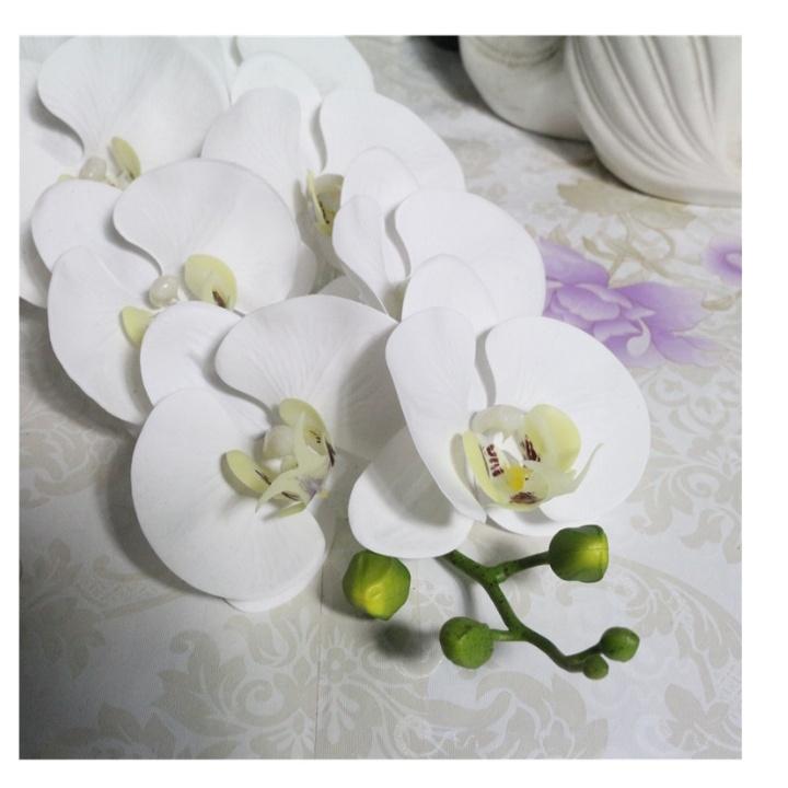 Hoa lan hồ điệp chất liệu cao su loại 7 bông- 9 bông cao cấp- Hoa giả