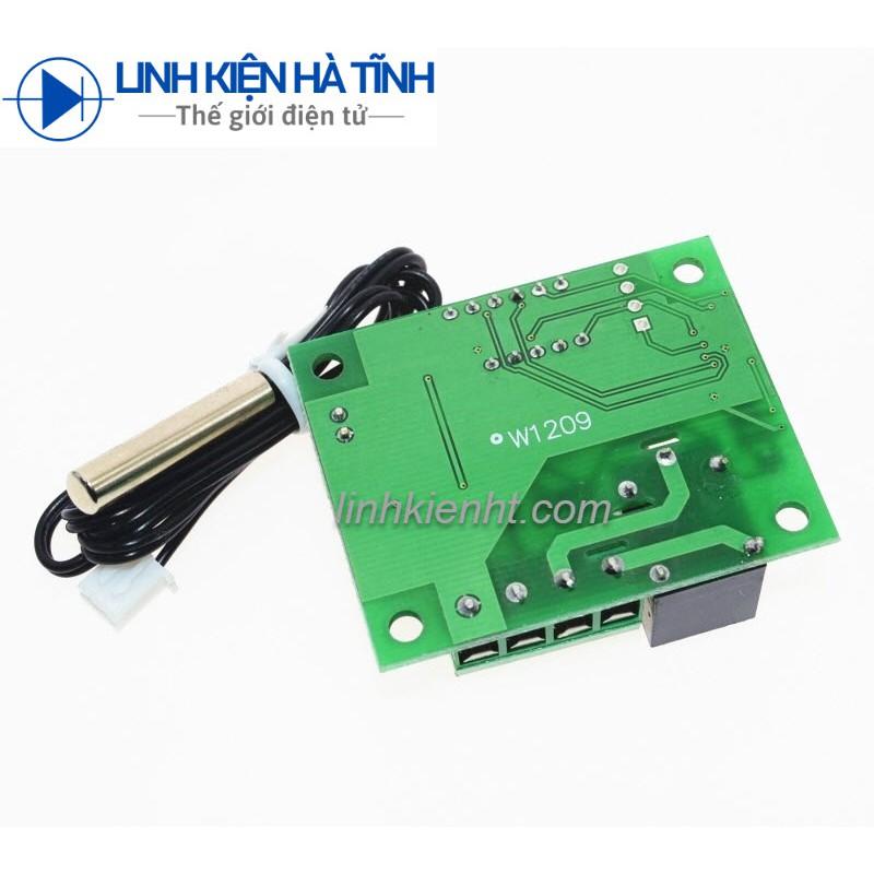 Mạch Cảm Biến Kiểm Soát Nhiệt Độ Ấp Trứng W1209 Relay 12VDC XH-W1209