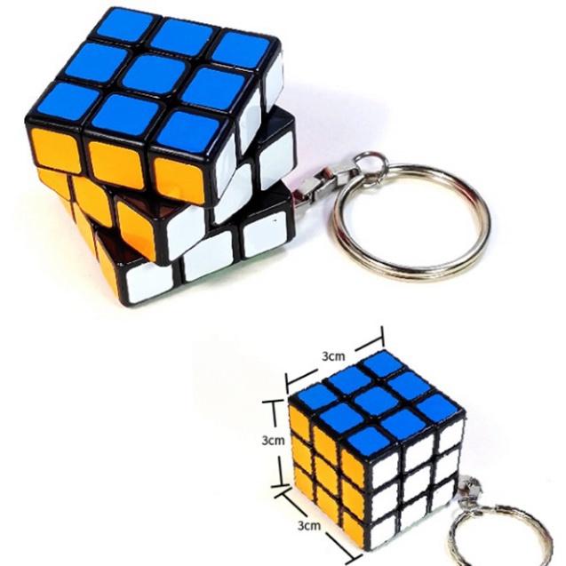 Móc chìa khóa gắn đồ chơi khối rubik 3x3 CHENGMEI