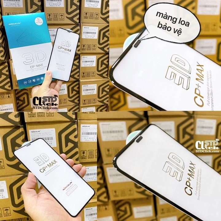 KÍNH CƯỜNG LỰC DÀNH CHO ĐIỆN THOẠI IPHONE 11 - 11 PRO - 11 PRO MAX NILLKIN 3D CP+MAX CÓ MÀNG LOA